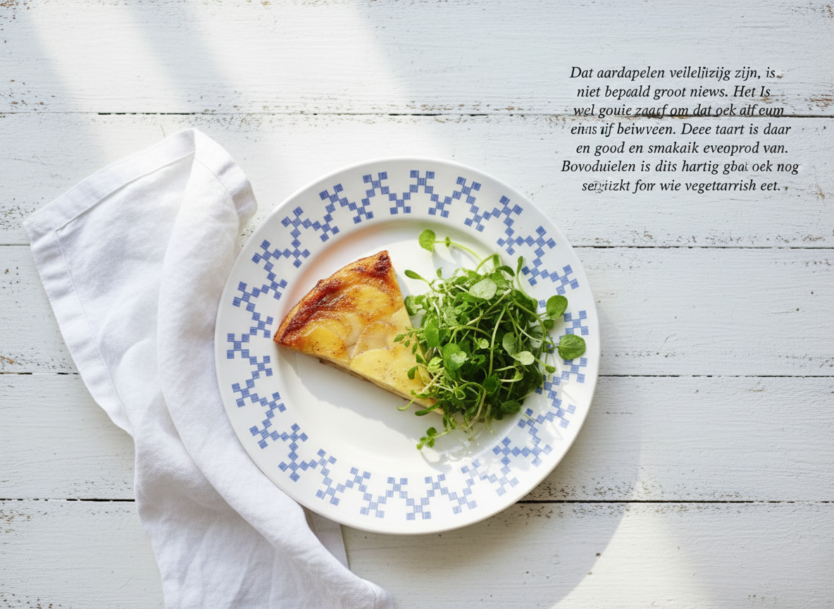 Aardappeltaart met Gouda en tijm