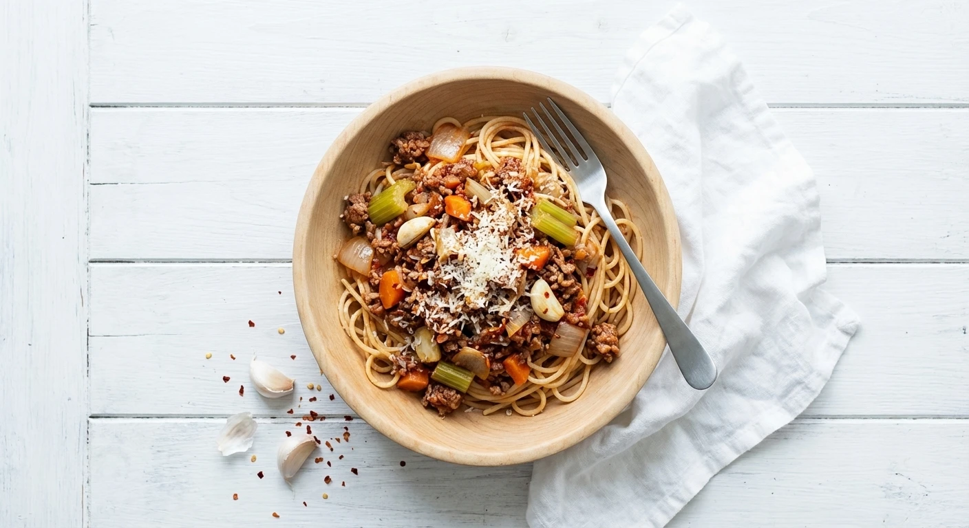Belgische spaghetti bolognaise