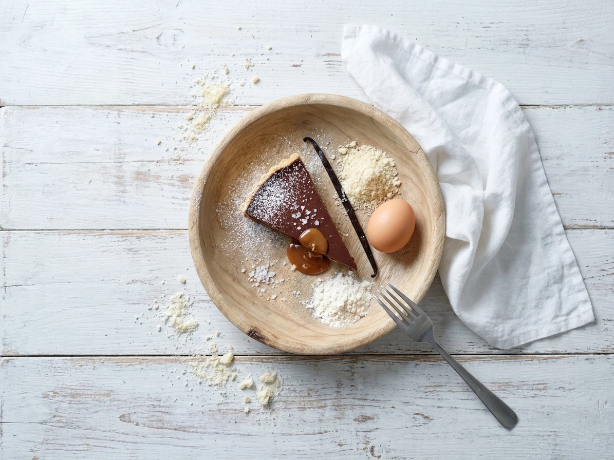Chocoladetaart met zoute karamel