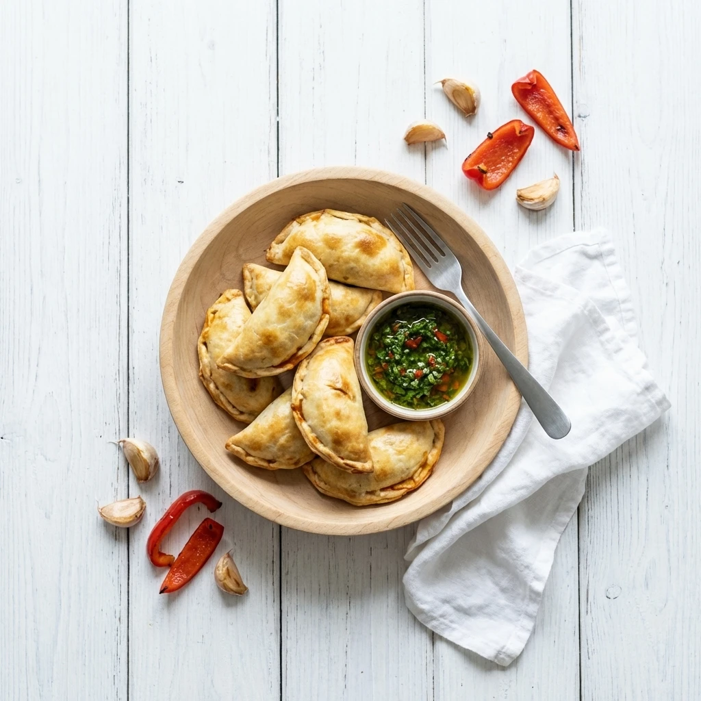 Vegetarische empanadas met chimichurri