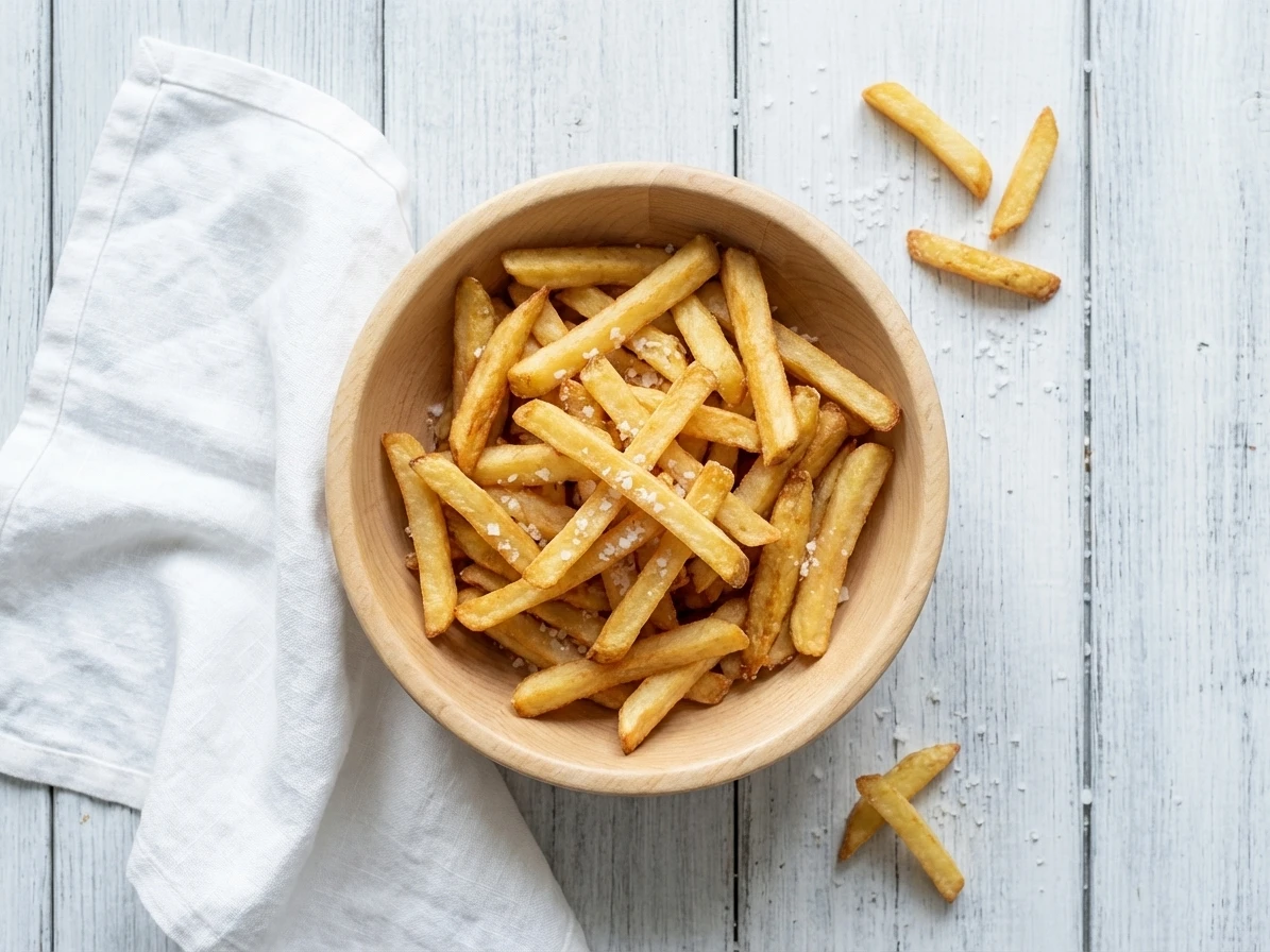 Verse frietjes bakken