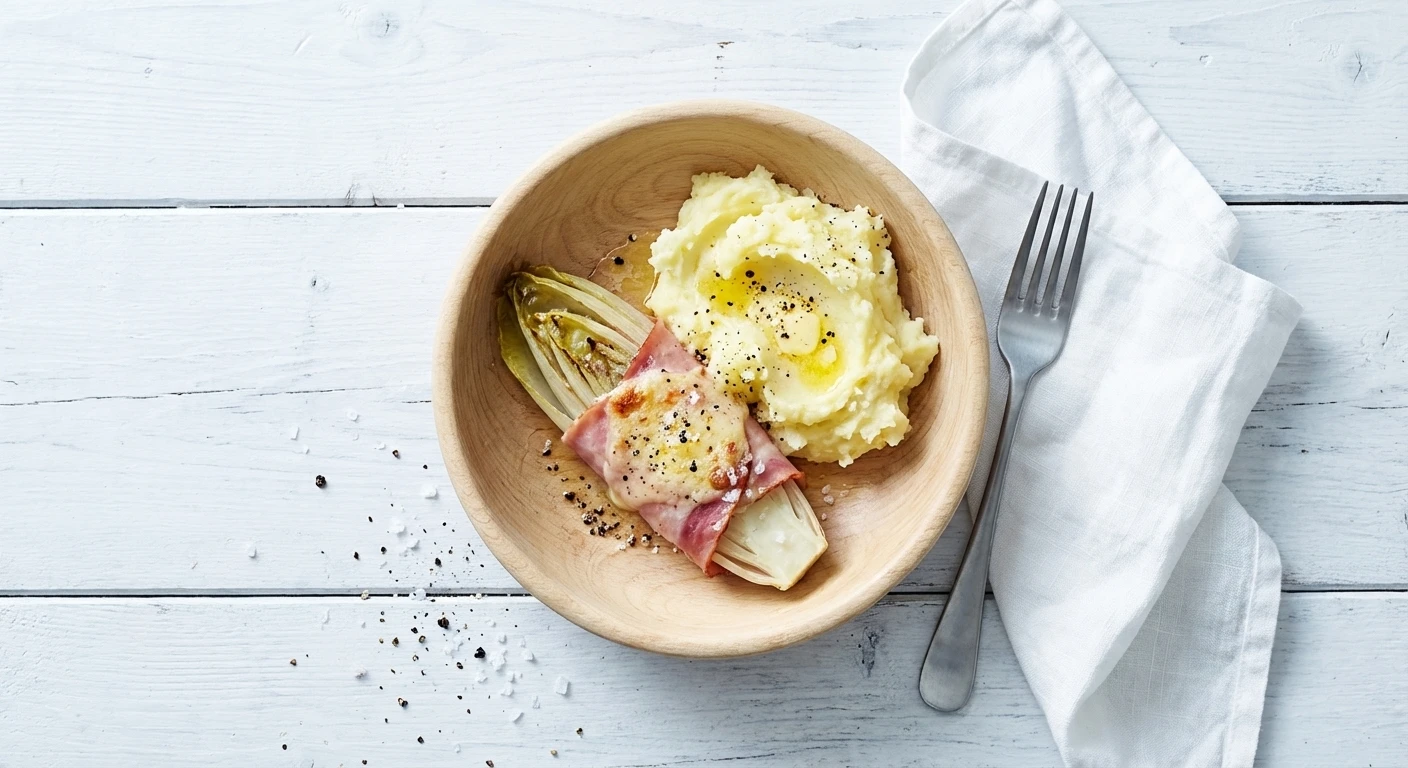 witloof met hesp in de oven